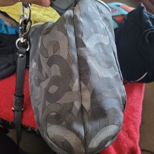 Vintage Coach Shoulder Bag Grey